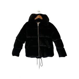 SANDRO PARIS. *Mint Condition* Atenea Velvet Puffer Coat / Jacket / Bomber